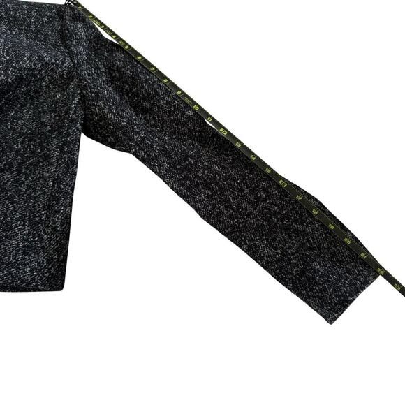 BOSS NWOT Jevanala Cropped Tweed Blazer Black White Workwear Business Office 4P - Picture 7 of 10